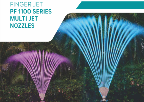 FINGER JET PF 11OO SERIES MULTIJET NOZZLES