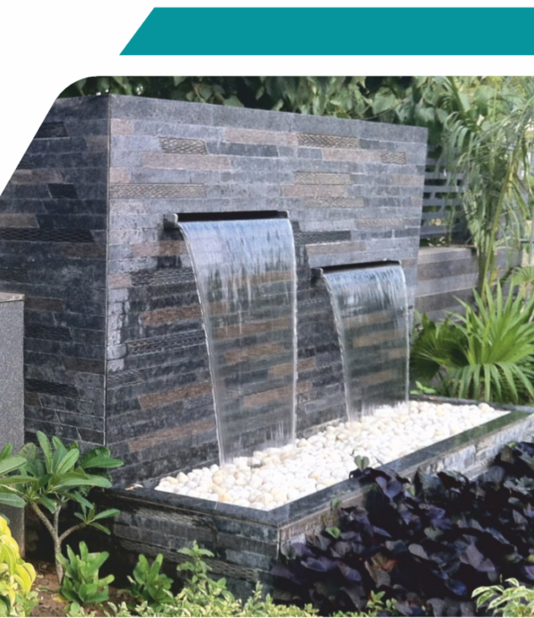 STAINLESS STEEL WATERFALL SPOUTS
